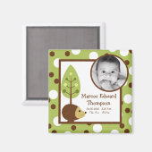 {TBA} 2 "x2" Wooland Friends Aankondigingsmagneet Magneet (Voorkant / Achterkant)