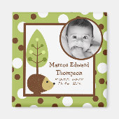 {TBA} 2 "x2" Wooland Friends Aankondigingsmagneet Magneet (Voorkant)