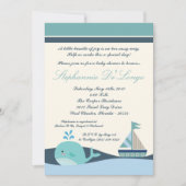 {TBA} 5x7 Nautical Boat Baby shower Uitnodiging (Voorkant)