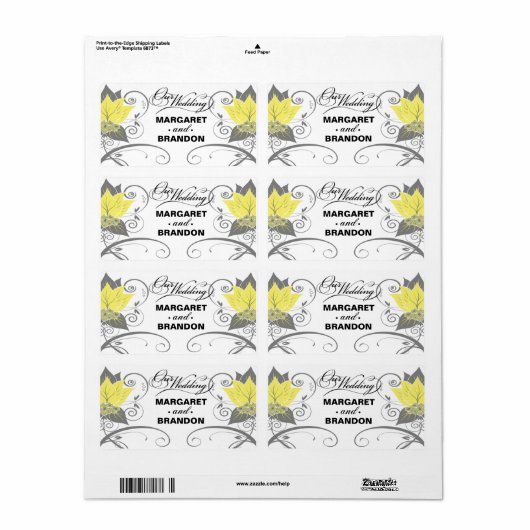 ::TBA:: Abraxas Abstract Bloemengeel Wijnlabel Etiket (Full Sheet)