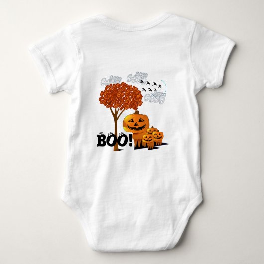 TBA Award winnares Halloween Pumpkin Head - Romper (Achterkant)