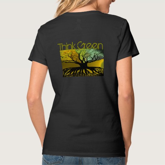 TBA AWARD WINNER-Think Green Roots- Gepersonalisee T-shirt (Achterkant)