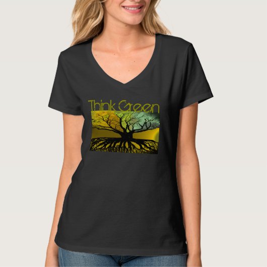 TBA AWARD WINNER-Think Green Roots- Gepersonalisee T-shirt (Voorkant)