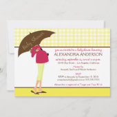 {TBA} Baby shower van de mammie van de Umbrella no Kaart (Voorkant)