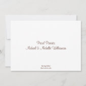 {TBA} Bruin Groene Triplets Geboorteaankondigingen Aankondiging (Achterkant)