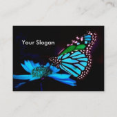 -TBA - Butterfly in Blue Light Visitekaartje (Achterkant)