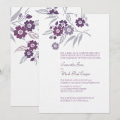 TBA: Cherry Blossom Wedding Invitations Kaart (Voorkant / Achterkant)