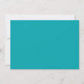 {TBA} Cute Mod Monkey Blue/Yellow Birthday 5x7 Kaart (Achterkant)