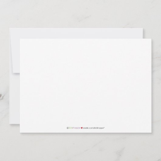 {TBA} Darling Lion Boys Birthday Invite (geel) Kaart (Achterkant)