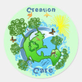 TBA-GUNNING Winner op maat - Creatiezorg Ronde Sticker (Voorkant)