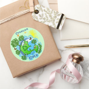 TBA-GUNNING Winner op maat - Creatiezorg Ronde Sticker