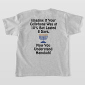 TBA Hanukah mobiele telefoon T-shirt (Laag Achter)