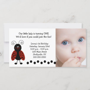 {TBA} Kleine Lieveheersbeestje Foto Verjaardag / G