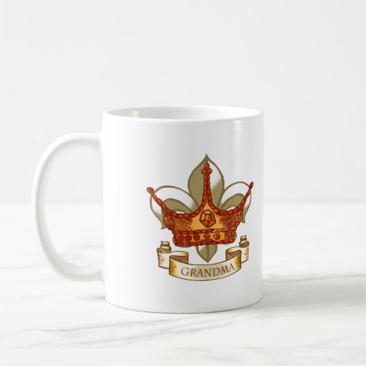 TBA Kroon Banner Koningin Oma Mok (Links)