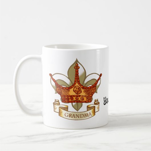 TBA Kroon Banner Koningin Oma Mok (Links)