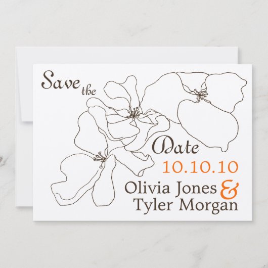 {TBA} Modern Klassiek sparen de Datum Save The Date (Voorkant)