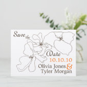 {TBA} Modern Klassiek sparen de Datum Save The Date (Staand voorkant)