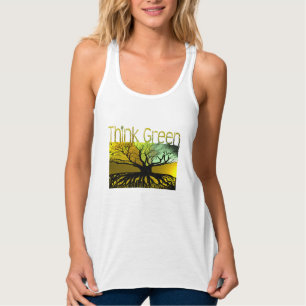 TBA PRIJSWINNAAR! Denk aan groene wortels Tanktop