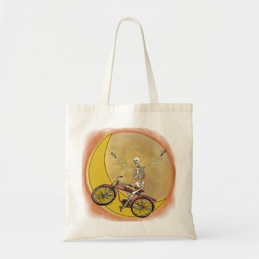 TBA Skelet Fiets Tote Bag (Voorkant)