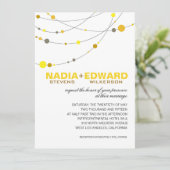 ::TBA: Stijlvolle strengen | wit geel Kaart (Staand voorkant)