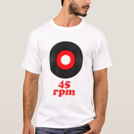 TBA T-shirt met 45 rpm