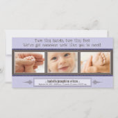 {TBA} Tiny Hands, Tiny Feet Geboorteaankondiging Aankondiging (Voorkant)