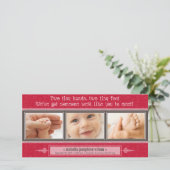 {TBA} Tiny Hands, Tiny Feet Geboorteaankondiging Aankondiging (Staand voorkant)