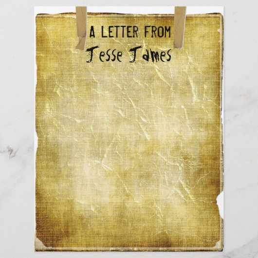 TBA & TOP 10~Letter van..Old Paper Letterhead (Voorkant)