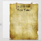 TBA & TOP 10~Letter van..Old Paper Letterhead (Voorkant / Achterkant)