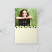 {TBA} Trendy Stippen Bedankkaart (appel) (Binnen)