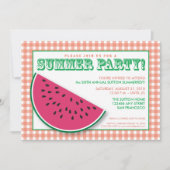 {TBA} Watermelon Summer Cookout/BBQ Uitnodiging (Voorkant)