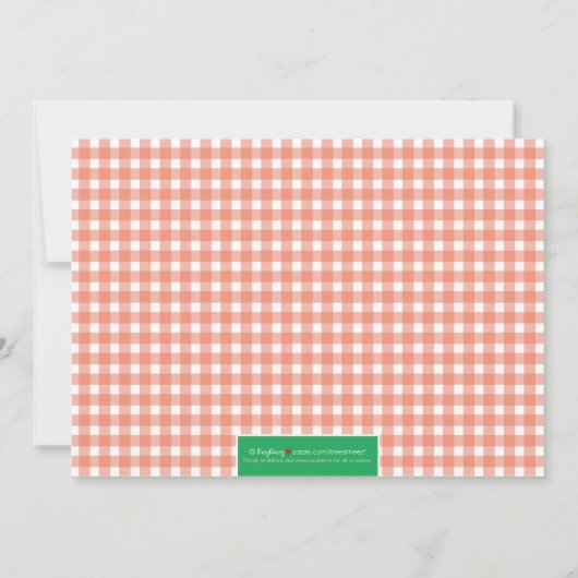 {TBA} Watermelon Summer Cookout/BBQ Uitnodiging (Achterkant)