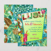 TBA WINNER 311 KILA LUAU INVITATION UITNODIGING BRIEFKAART (Voorkant / Achterkant)