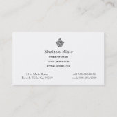 <TBA WINNER>Dapper Damask Bouquet Visitekaartje (Achterkant)