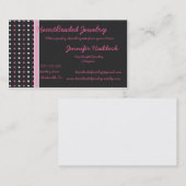 TBA WINNER Jewelry Artist Visitekaartje (Voorkant / Achterkant)