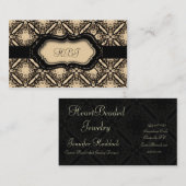 TBA WINNER Peach Damask Visitekaartje (Voorkant / Achterkant)