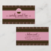 TBA WINNER SWIRLY SWEET TO VISITEKAARTJE (Voorkant / Achterkant)