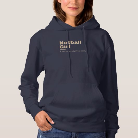 tball Girl - Netball Hoodie (Voorkant)
