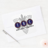 TBC Brewing Company Logo BC Vierkante Sticker (Envelop)