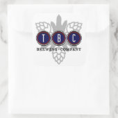 TBC Brewing Company Logo BC Vierkante Sticker (Tas)