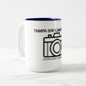 TBCC Logo Coffee Cup 15 oz Tweekleurige Koffiemok (Voorkant links)