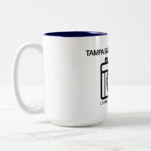 TBCC Logo Coffee Cup 15 oz Tweekleurige Koffiemok