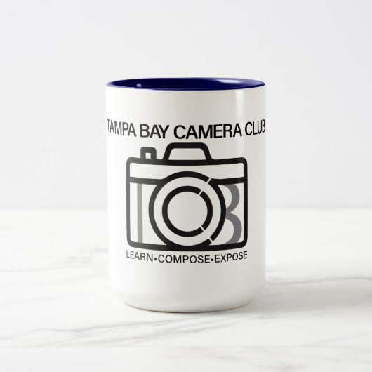 TBCC Logo Coffee Cup 15 oz Tweekleurige Koffiemok (Center)