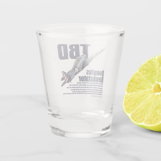 "TBD Devastator" Shot Glas (Achterkant)