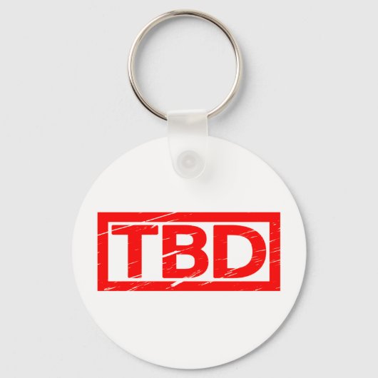 TBD Stempel Sleutelhanger (Voorkant)