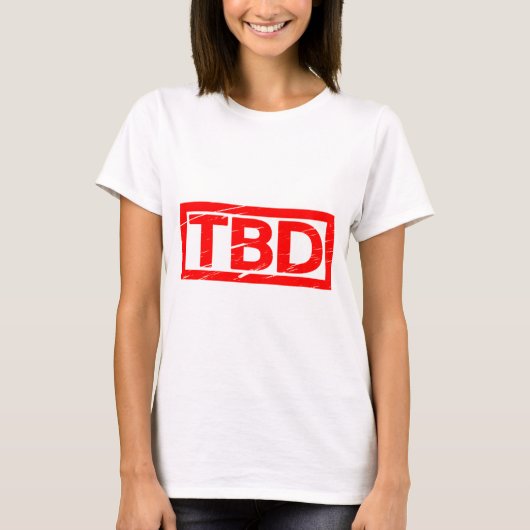 TBD Stempel T-shirt (Voorkant)