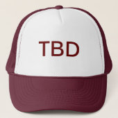 TBD Trucker Hat Pet (Voorkant)