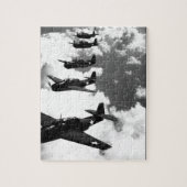 TBF (Avengers) vliegend in formation_War afbeeldin Legpuzzel (Verticaal)