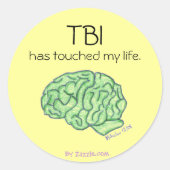 TBI awareness sticker (Voorkant)
