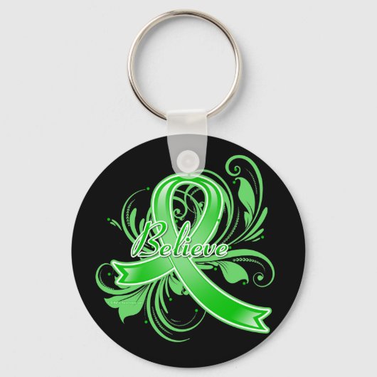 TBI Believe Flourish Ribbon Sleutelhanger (Voorkant)